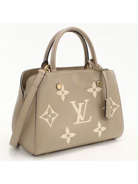 Louis Vuitton Montaigne BB 2-Way Bicolor Empreinte Handbag Leather